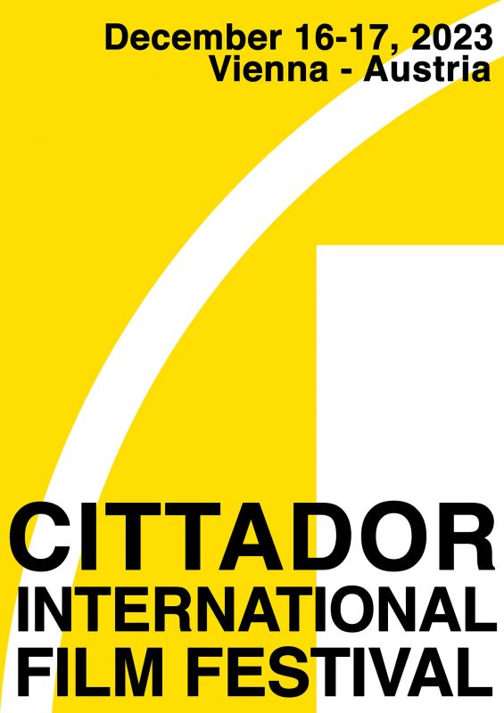 Official Poster of the Cittador International Film Festival 2023 by Ana Bilic